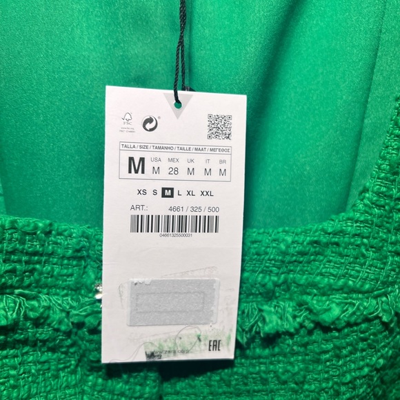 JEWEL GREEN DRESS // ZARA // size medium 💚 - Picture 5 of 11